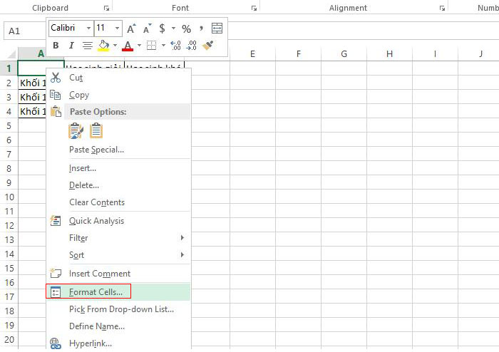 Cách Gạch Chéo Ô Trong Excel 2013 Để Tạo Bảng Dữ Liệu Chuyên Nghiệp