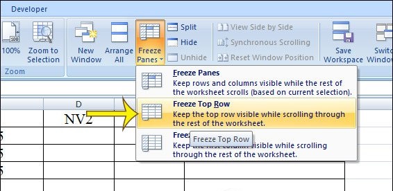 Hướng Dẫn Cách Cố Định Dòng Trong Excel Đơn Giản Nhất Năm 2021