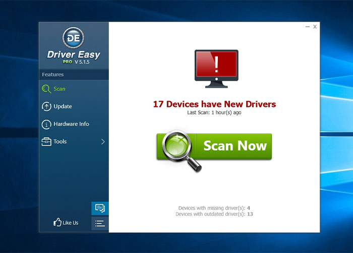 Driver Easy Scanning